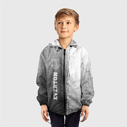 Ветровка с капюшоном детская Everton - grey gradient по-вертикали, цвет: 3D-черный — фото 2