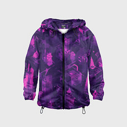 Детская ветровка Неоновый городок