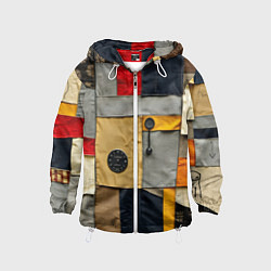 Детская ветровка Ретро пэчворк
