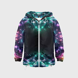 Детская ветровка Блестки света - текстура