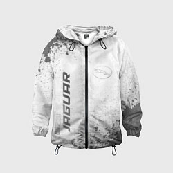 Ветровка с капюшоном детская Jaguar - white gradient вертикально, цвет: 3D-черный