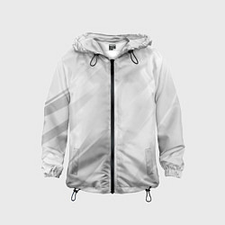 Детская ветровка Светлый серый полосы с градиентом