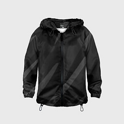 Детская ветровка Чёрно-серый абстрактный полосы