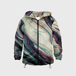 Детская ветровка Абстракция тёмные краски с текстурой