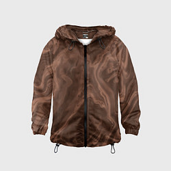 Детская ветровка Коричневый абстракция в точку