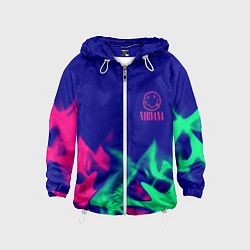 Детская ветровка Nirvana fire neon