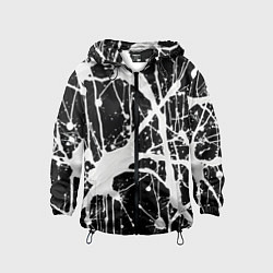 Детская ветровка Брызги белой краски