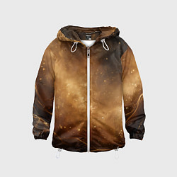 Детская ветровка Песочный фон со звездами