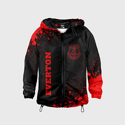 Детская ветровка Everton - red gradient вертикально