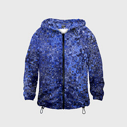 Детская ветровка Синий ультрамарин абстрактная текстура