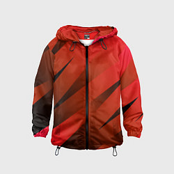 Детская ветровка Красно-коричневый абстрактные полосы