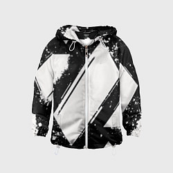 Детская ветровка Color black white