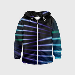 Детская ветровка Color black blue