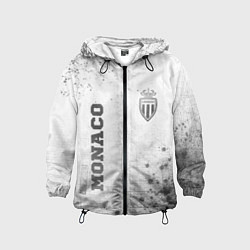 Ветровка с капюшоном детская Monaco - white gradient вертикально, цвет: 3D-черный