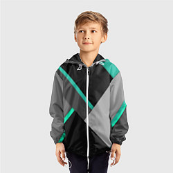 Ветровка с капюшоном детская Multicoloured, цвет: 3D-белый — фото 2