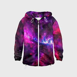 Детская ветровка Неоновый галактический космос