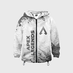 Ветровка с капюшоном детская Apex Legends - white gradient вертикально, цвет: 3D-черный