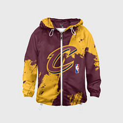 Ветровка с капюшоном детская Cleveland Cavaliers NBA team, цвет: 3D-белый