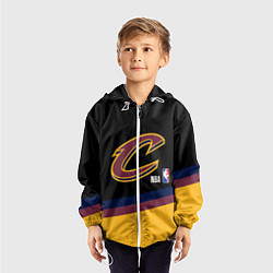 Ветровка с капюшоном детская Cleveland Cavaliers NBA basketball, цвет: 3D-белый — фото 2