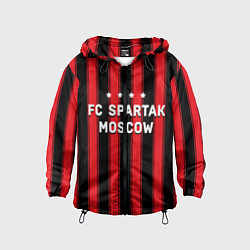 Ветровка с капюшоном детская FC Spartak Moscow 1922, цвет: 3D-черный