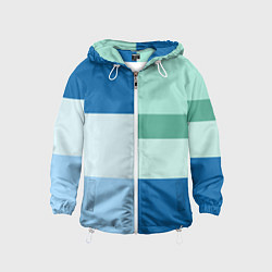 Детская ветровка Мятное небо колор-блок