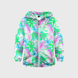 Детская ветровка Palm green light blue