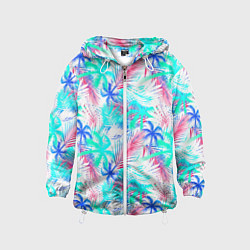 Детская ветровка Palm blue light blue