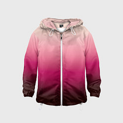 Детская ветровка Градиент transcendent pink омбре