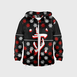 Детская ветровка Doom winter pattern steel