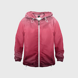 Детская ветровка Градиент гранатовый