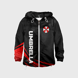 Ветровка с капюшоном детская Umbrella - спорт, цвет: 3D-белый