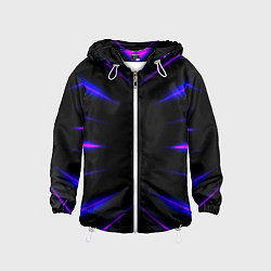 Детская ветровка Color black neon neon