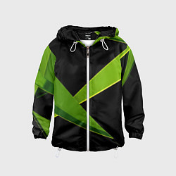 Детская ветровка Geometric neon