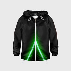 Детская ветровка Color neon green