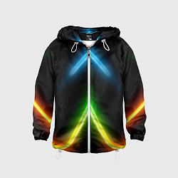 Детская ветровка Neon multicolored lines