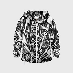 Детская ветровка Lightnings and faces - ai art fantasy