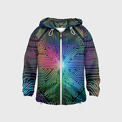 Детская ветровка Линейная графика