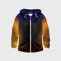 Детская ветровка Color black red blue