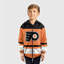 Ветровка с капюшоном детская Philadelphia Flyers, цвет: 3D-черный — фото 2