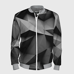 Бомбер мужской Gray abstraction, цвет: 3D-меланж