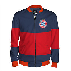 Бомбер мужской Bayern Munchen - Red-Blue FCB 2022 NEW, цвет: 3D-красный