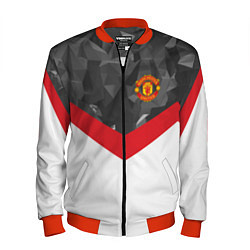 Мужской бомбер Man United FC: Grey Polygons