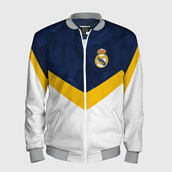 Бомбер мужской Real Madrid FC: Sport, цвет: 3D-меланж