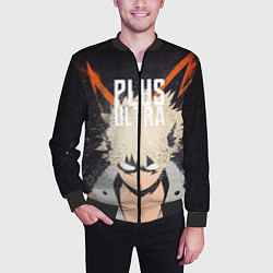 Бомбер мужской Bacugou - My Hero Academia, цвет: 3D-черный — фото 2