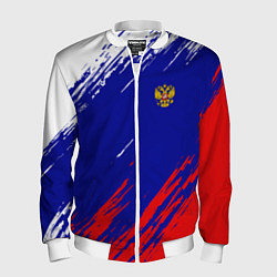 Бомбер мужской RUSSIA SPORT, цвет: 3D-белый