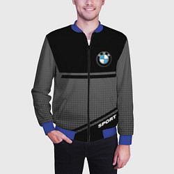 Бомбер мужской BMW SPORT БМВ СПОРТ, цвет: 3D-синий — фото 2