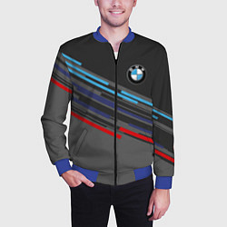 Бомбер мужской BMW BRAND COLOR, цвет: 3D-синий — фото 2