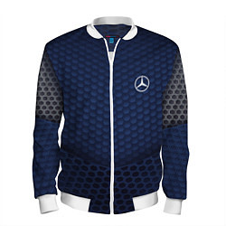 Бомбер мужской Mercedes: Sport Motors, цвет: 3D-белый