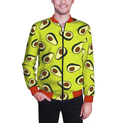 Бомбер мужской Стиль авокадо, цвет: 3D-красный — фото 2