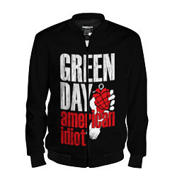 Бомбер мужской Green Day: American Idiot, цвет: 3D-черный